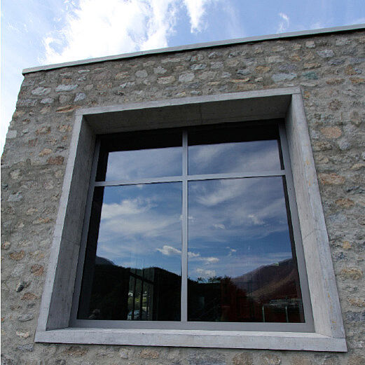 OESS Ouvra Electrica Susasca Susch 2011 | Aluminiumfenster | Architekt Mengia Mathis S-chanf
