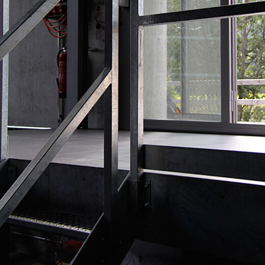 OESS Ouvra Electrica Susasca Susch 2011 | Innentreppe Detail | Architekt Mengia Mathis S-chanf
