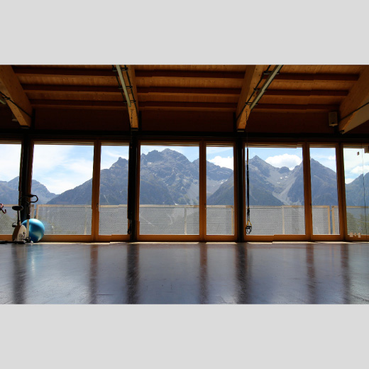 Hochalpines Institut Ftan 2011 | Geländer aus Streckmetall | Architekt M. Feuerstein Scuol